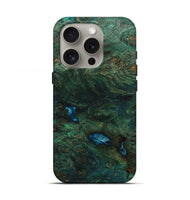 iPhone 16 Pro Wood Live Edge Phone Case - Dorene (Wood Burl, 801518)