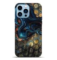 iPhone 14 Pro Max Wood Live Edge Phone Case - Vena (Pattern, 801519)