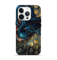 iPhone 15 Pro Wood Live Edge Phone Case - Vena (Pattern, 801519)