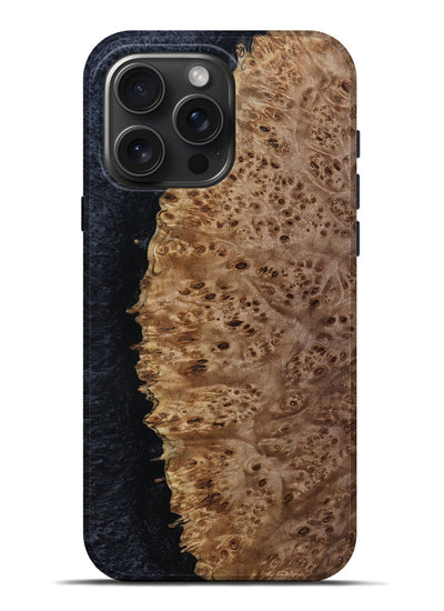 iPhone 16 Pro Max Wood Live Edge Phone Case - Ernest (Wood Burl, 801521)