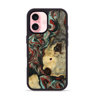 iPhone 16 Wood Phone Case - Florida (Green, 801540)