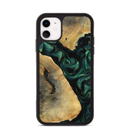 iPhone 11 Wood Phone Case - Erykah (Green, 801541)