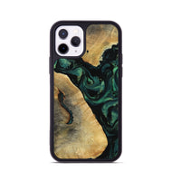 iPhone 11 Pro Wood Phone Case - Erykah (Green, 801541)
