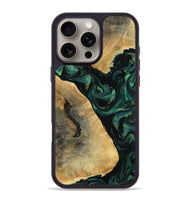 iPhone 16 Pro Max Wood Phone Case - Erykah (Green, 801541)