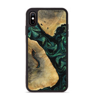iPhone Xs Max Wood Phone Case - Erykah (Green, 801541)