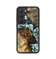 Galaxy S23 Wood Phone Case - Josue (Green, 801543)