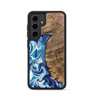 Galaxy S24 Wood Phone Case - Chrissy (Blue, 801556)