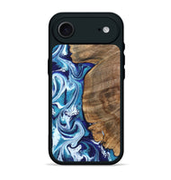 iPhone 17 Air Wood Phone Case - Chrissy (Blue, 801556)
