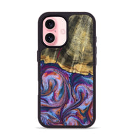 iPhone 16 Wood Phone Case - Anakin (Blue, 801559)