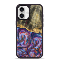iPhone 16 Plus Wood Phone Case - Anakin (Blue, 801559)