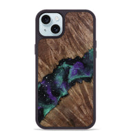 iPhone 15 Plus Wood Phone Case - Lisha (Cosmos, 801611)