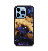 iPhone 14 Pro Wood Phone Case - Isiah (Cosmos, 801612)