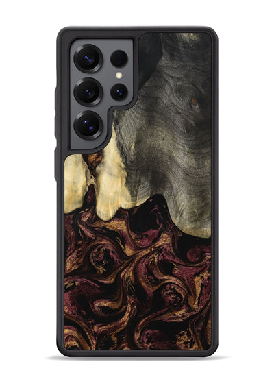 Galaxy S25 Ultra Wood Phone Case - Rosina (Purple, 801622)