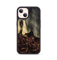 iPhone 14 Wood Phone Case - Rosina (Purple, 801622)