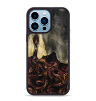 iPhone 14 Pro Max Wood Phone Case - Rosina (Purple, 801622)