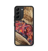 Galaxy S22 Wood Phone Case - Andy (Red, 801623)