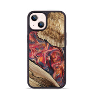 iPhone 14 Wood Phone Case - Andy (Red, 801623)
