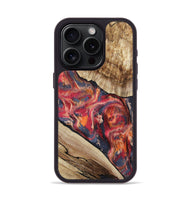 iPhone 15 Pro Wood Phone Case - Andy (Red, 801623)