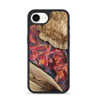 iPhone 16e Wood Phone Case - Andy (Red, 801623)