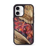 iPhone 17 Wood Phone Case - Andy (Red, 801623)
