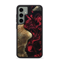 Galaxy S24 Plus Wood Phone Case - Mat (Red, 801626)