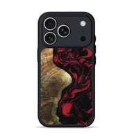iPhone 17 Pro Wood Phone Case - Mat (Red, 801626)