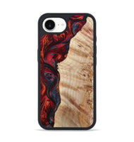iPhone 16e Wood Phone Case - Paige (Red, 801631)