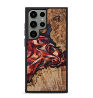 Galaxy S24 Ultra Wood Phone Case - Stacy (Red, 801632)