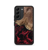 Galaxy S22 Wood Phone Case - Vihaan (Red, 801633)