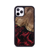 iPhone 11 Pro Wood Phone Case - Vihaan (Red, 801633)