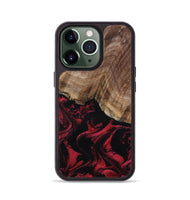 iPhone 13 Pro Wood Phone Case - Vihaan (Red, 801633)