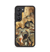 Galaxy S23 Wood Phone Case - Ares (Black & White, 801634)