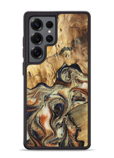 Galaxy S25 Ultra Wood Phone Case - Ares (Black & White, 801634)