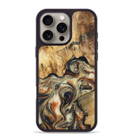 iPhone 16 Pro Max Wood Phone Case - Ares (Black & White, 801634)