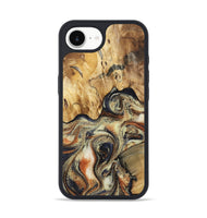 iPhone 16e Wood Phone Case - Ares (Black & White, 801634)