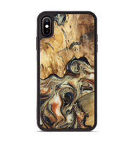 iPhone Xs Max Wood Phone Case - Ares (Black & White, 801634)