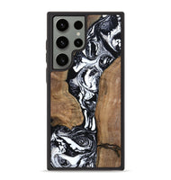 Galaxy S23 Ultra Wood Phone Case - Rick (Black & White, 801635)
