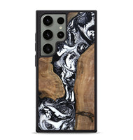 Galaxy S24 Ultra Wood Phone Case - Rick (Black & White, 801635)