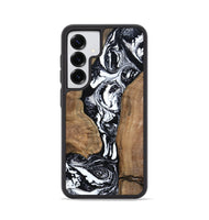 Galaxy S25 Wood Phone Case - Rick (Black & White, 801635)