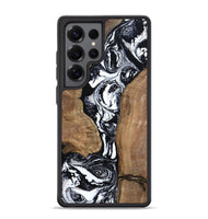 Galaxy S25 Ultra Wood Phone Case - Rick (Black & White, 801635)
