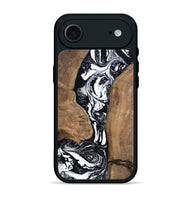 iPhone 17 Air Wood Phone Case - Rick (Black & White, 801635)