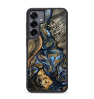 Galaxy S25 Plus Wood Phone Case - Kairi (Teal & Gold, 801650)