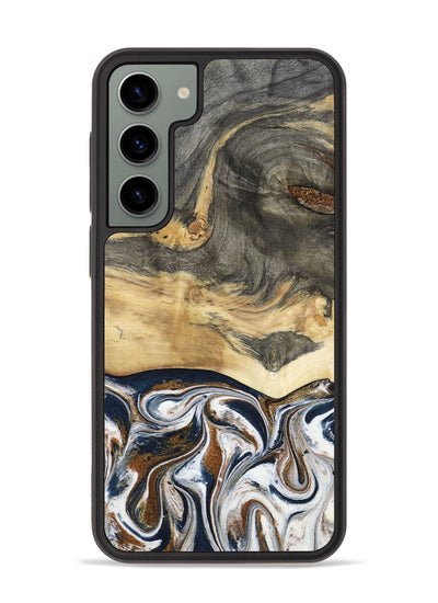 Galaxy S23 Plus Wood Phone Case - Amias (Black & White, 801651)