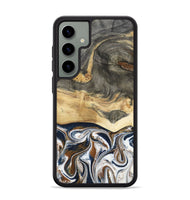 Galaxy S24 Plus Wood Phone Case - Amias (Black & White, 801651)