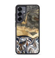 Galaxy S25 Plus Wood Phone Case - Amias (Black & White, 801651)