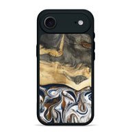 iPhone 17 Air Wood Phone Case - Amias (Black & White, 801651)