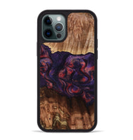 iPhone 12 Pro Max Wood Phone Case - Jacklyn (Red, 801653)