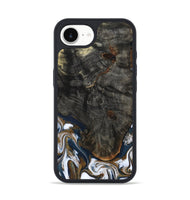 iPhone 16e Wood Phone Case - Tracee (Teal & Gold, 801675)