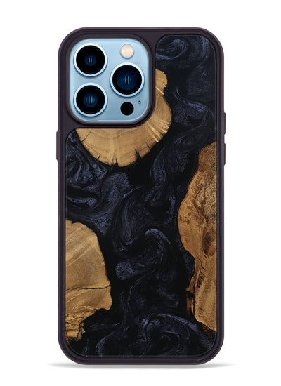 iPhone 14 Pro Max Wood Phone Case - Madge (Ancient Olive, 801682)