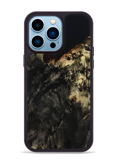 iPhone 14 Pro Max Wood Phone Case - Amarion (Wood Burl, 801726)